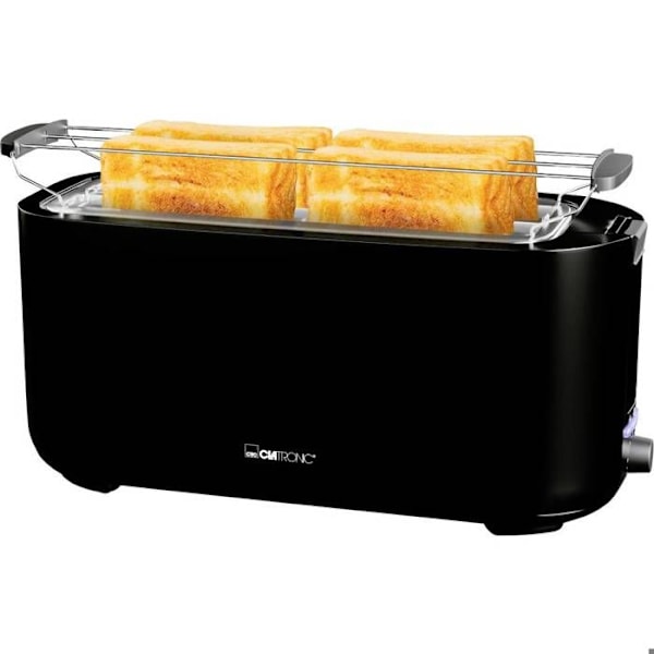 Clatronic TA 3802 Grill-toast 4 skivor svart
