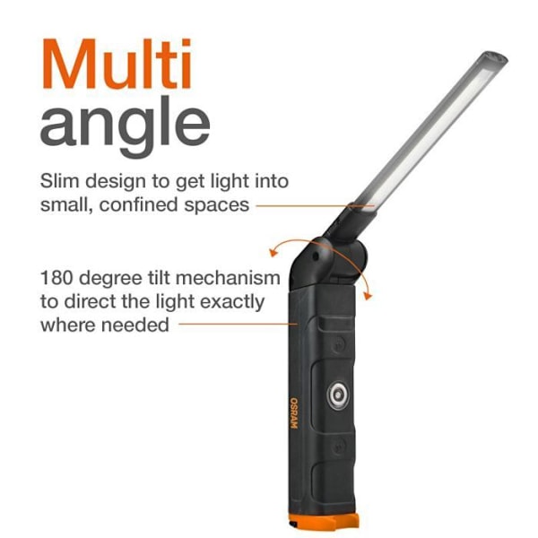 Lampe inspektion LEDinspect WIRE-FREE SLIM 600 Osram LEDIL422 Vit