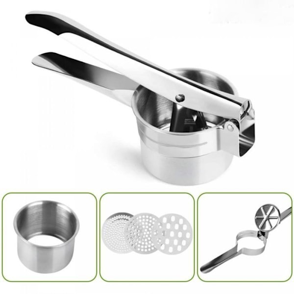 Herzberg HG8111 Potatispress i rostfritt stål
