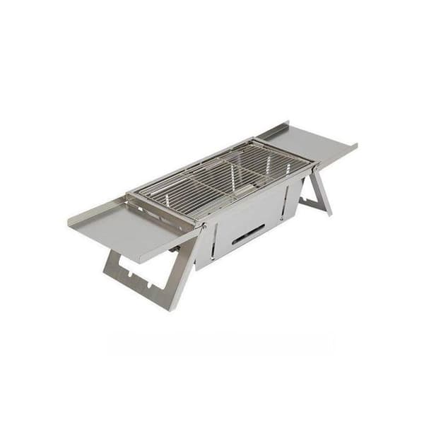 Fällbart bordsgaller - HERZBERG - HG-04159 - Rostfritt stål - Fällbar - Bärbar
