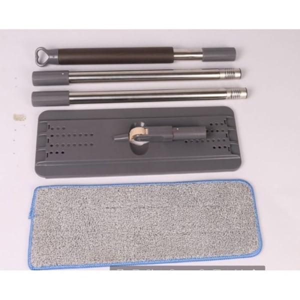 Platt mopp mikrofiber vridsystem Röd Cenocco CC9077-RD