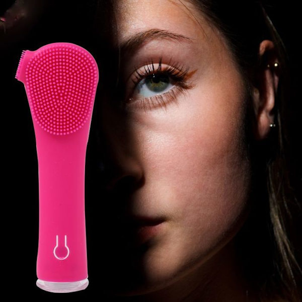 Rengöringsborste för Ansikte - Cenocco - CC9085 - Dubbel Sida - Silikon - 5 Hastigheter Rosa