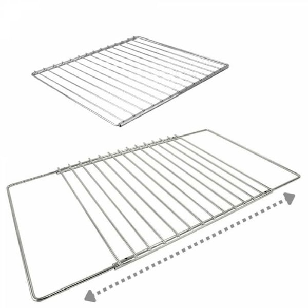 Herzberg HG-03213: Universell ugnsgrill & justerbart underläggsställ