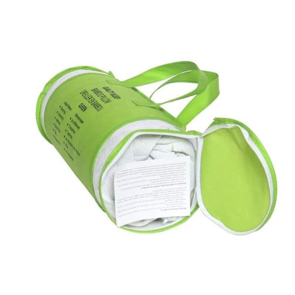 Kudde - KVALITETSSÖMN - BPG5070 - 50×70 cm - Vit - Överdrag med bambumönster Vit