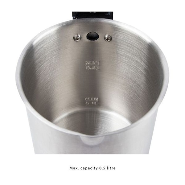 Resevattenkokare - Clatronic - WKR 3624 - 0,5L - 1000W - Rostfritt stål