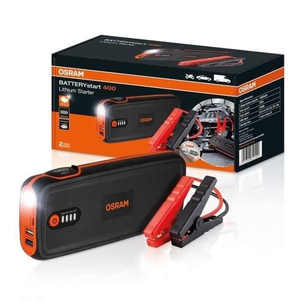 OSRAM - Lithium booster - BATTERYstart 400 svart och orange
