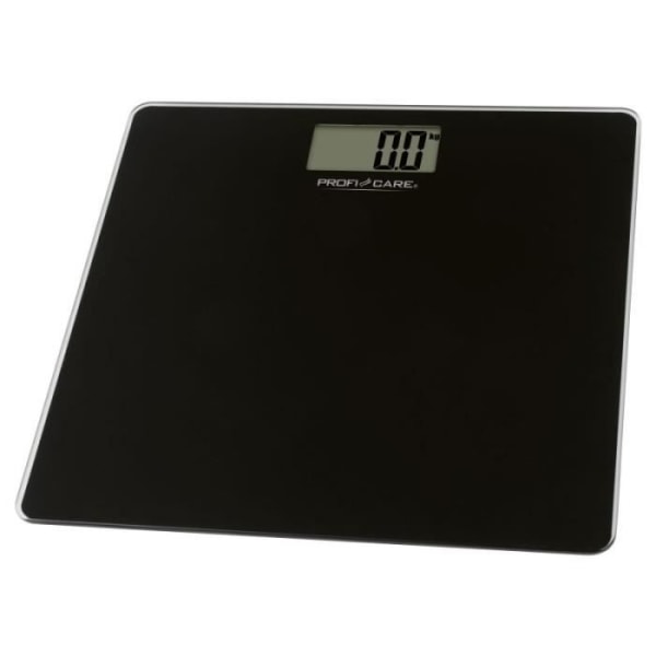Elektronisk personvåg med proficare LCD-display Svart PC-PW3122-Svart