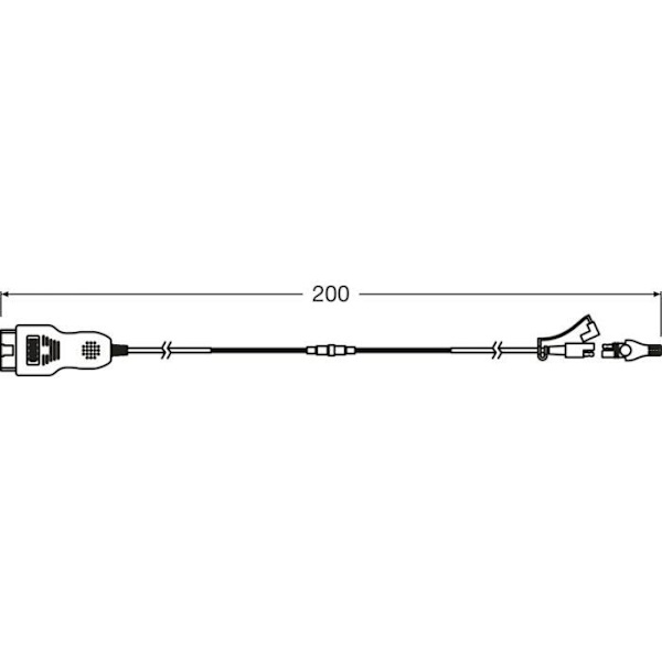 Kabel för solcellsbatteriladdare Solar Cable Osram OSPOBD