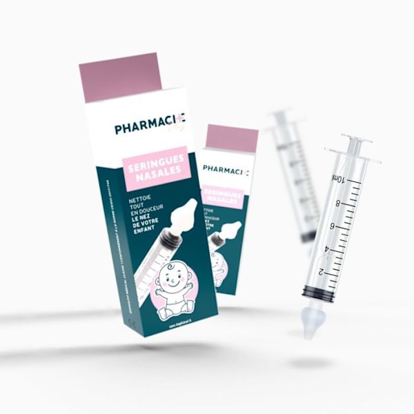 Set med 4 sprutor för babynästvätt PHARMACIE+