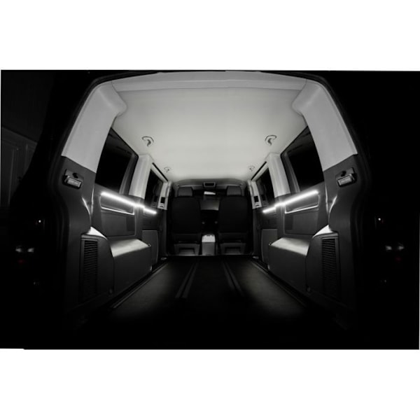 Kit med 2 flexibla LED-band inomhus LEDambient INTERIOR STRIP WHITE 12V KIT Osram LEDINT203 Vit