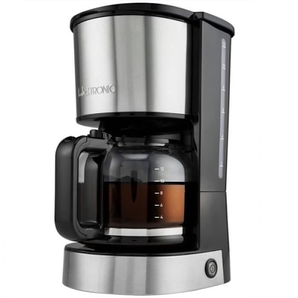 Kaffemaskin 1,5L 800W Inox Clatronic KA3808-Inox