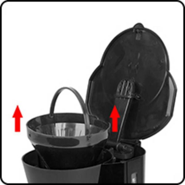 Kaffebryggare - CLATRONIC - KA 3473 - 14 koppar - Filter - Svart Svart