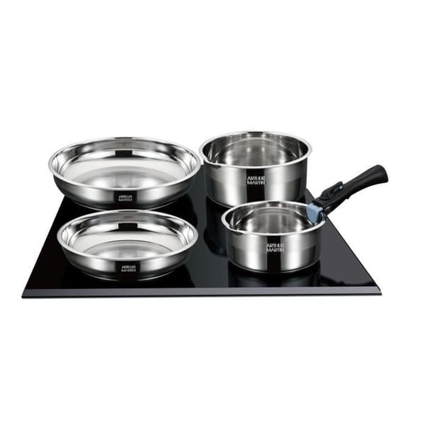 Köksset - Arthur Martin AM2694 - 9 delar - Non-stick rostfritt stål - 2 avtagbara handtag