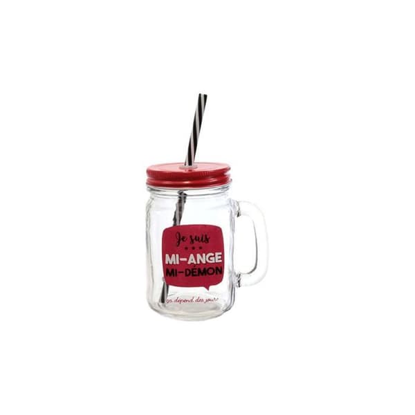 Mason Jar 45cl glas Say It With Words MO1211
