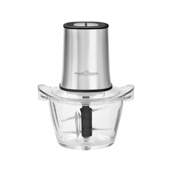 Hackare - PROFICOOK - PC-MZ 1150 - 400 Watt - Rostfritt stål Rostfritt stål, Transparent