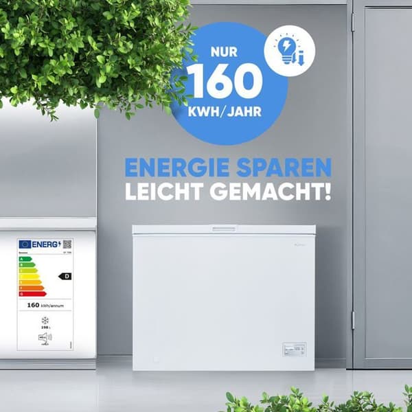 Frysskåp - BOMANN - GT 7356 - 198 L - 160 kWh/år - 40 dB Vit