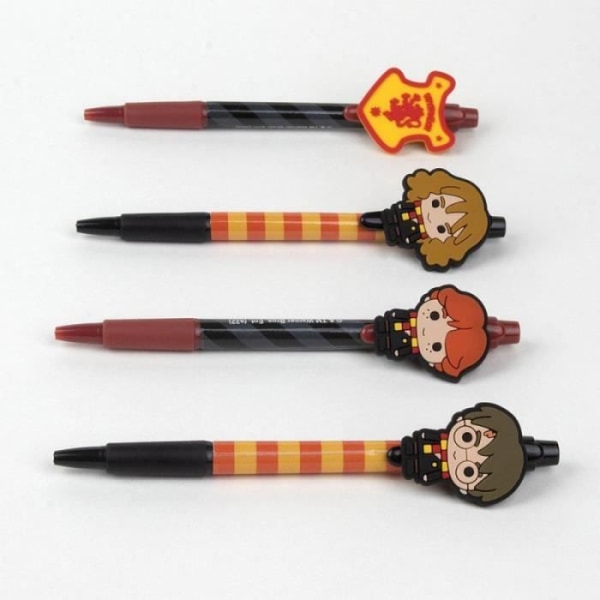 Harry Potter Chibi kulspetspennor - Set med 4 unika