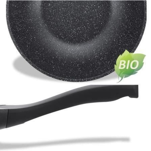 Royalty Line RL-BW30M: Marmorbelagd matlagningswokpanna - 30cm
