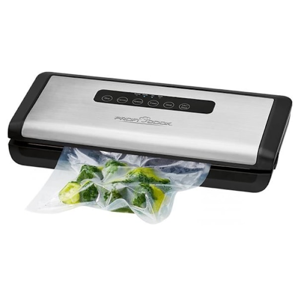 Vakuumförpackare - ProfiCook - PC-VK 1146 - Svart - Rostfritt stål - 120 W Svart, rostfritt stål