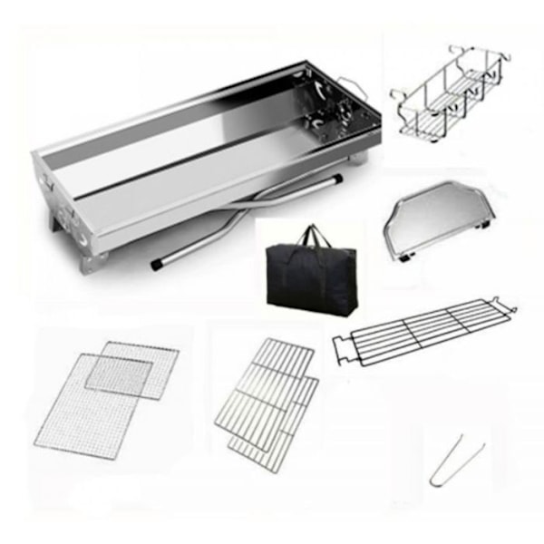 Grill i rostfritt stål Herzberg HG8112
