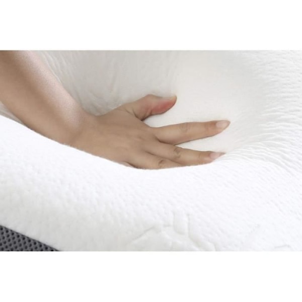 Herzberg HG3D6040-WHT Memory Bamboo Kudde Vit