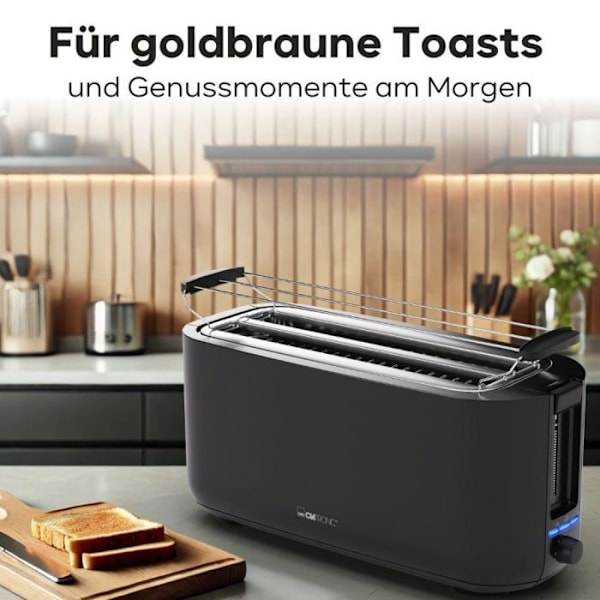 Clatronic TA 3802 Grill-toast 4 skivor svart