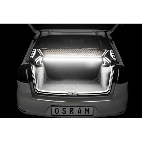 Kit med 2 flexibla LED-band inomhus LEDambient INTERIOR STRIP WHITE 12V KIT Osram LEDINT203 Vit