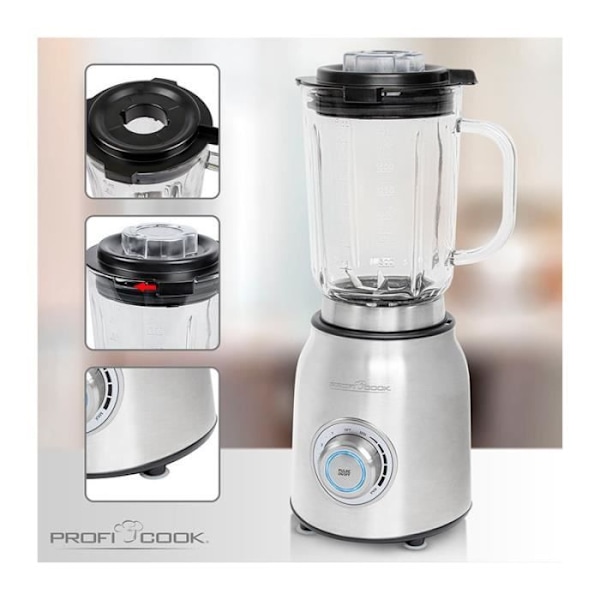 Mixeur - PROFICOOK - PC-UM 1207 - 1200 Watts - 1,75L - Rostfritt stål