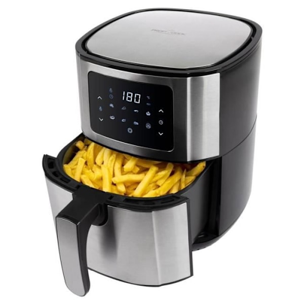 Proficook PC-FR1239H 5,5L varmluftsfritös med pekskärm Rostfritt stål