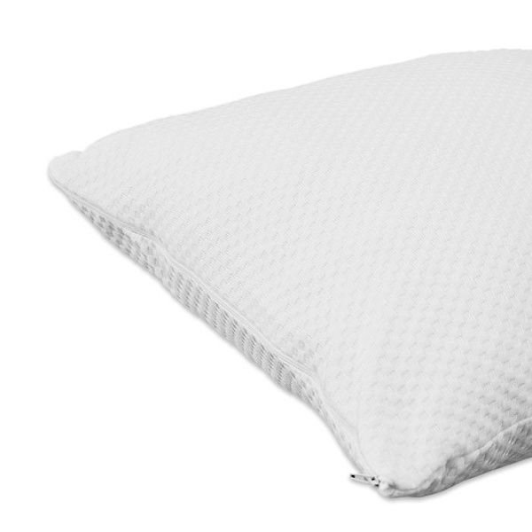 Kudde - Herzberg - HG65X2 - Minnesskum - 60x50cm - Paket med 2 stycken Vit