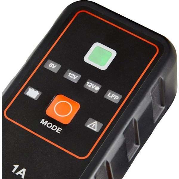 Batteriladdare - OSRAM - 6V/12V - 1A - Universell - Intelligent