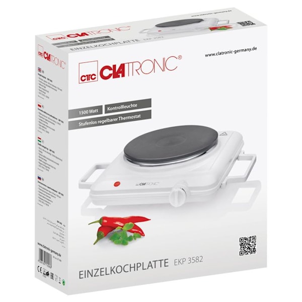 Clatronic EKP 3582 enkelhäll Vit