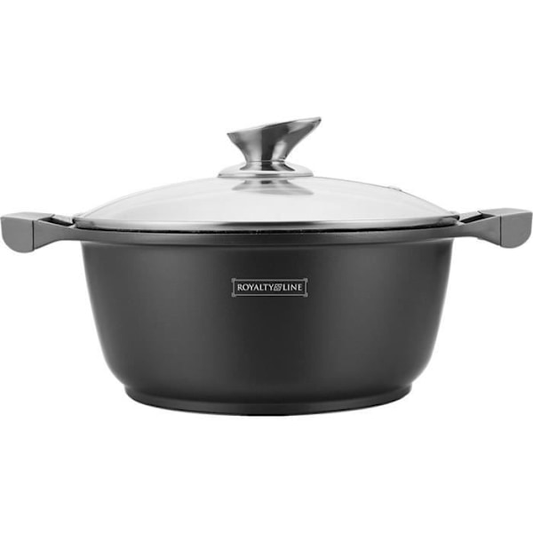 Royalty Line RL-BS30M: Djup kastrull i marmorbeläggning 30cm​