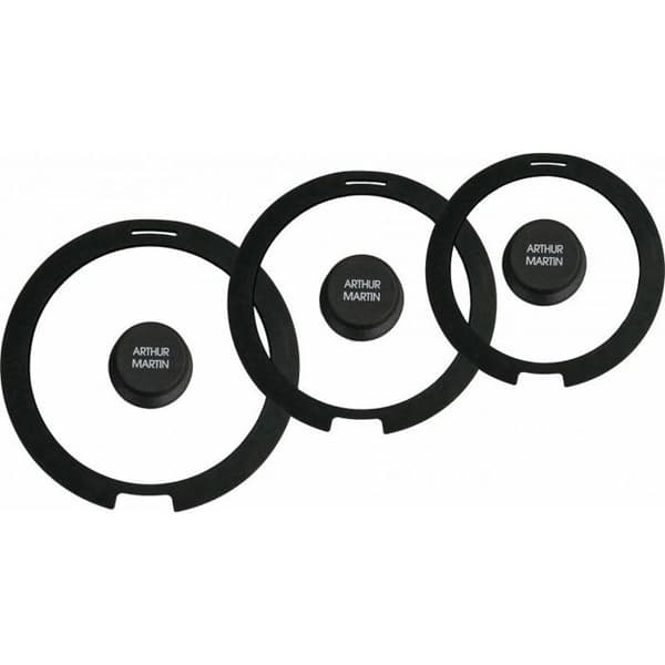 Siliklock - ARTHUR MARTIN - AM7760 - 3 delar (16/18/20 cm) - Vattentäta - Värmeresistenta svart