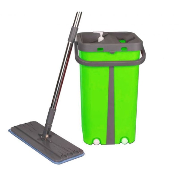 Flat Mop Microfiber Wringing System grön Cenocco CC9077-GN