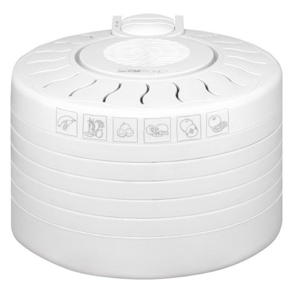 Dehydrator - CLATRONIC - DR 2751 Vit - 5 stapelbara nivåer - 3,5 kg mat - 250 Watt