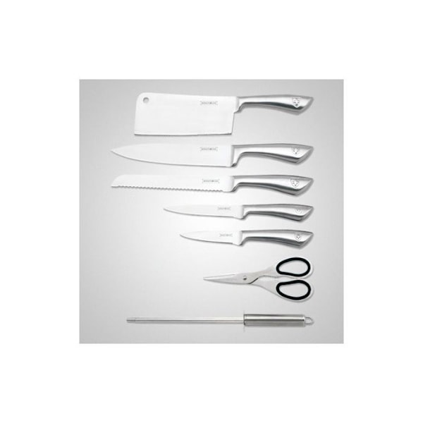 Royalty Line - 8 delar knivset - Silver Pengar