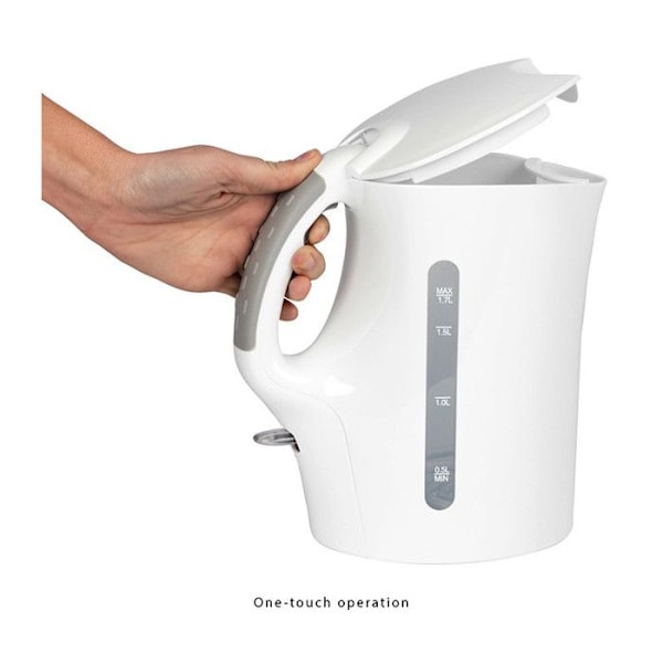 Elektrisk vattenkokare - Clatronic WK 3445 - Kapacitet 1,7L - 2200W - Trådlös