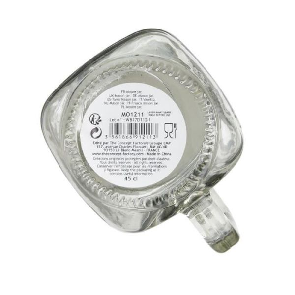 Mason Jar 45cl glas Say It With Words MO1211
