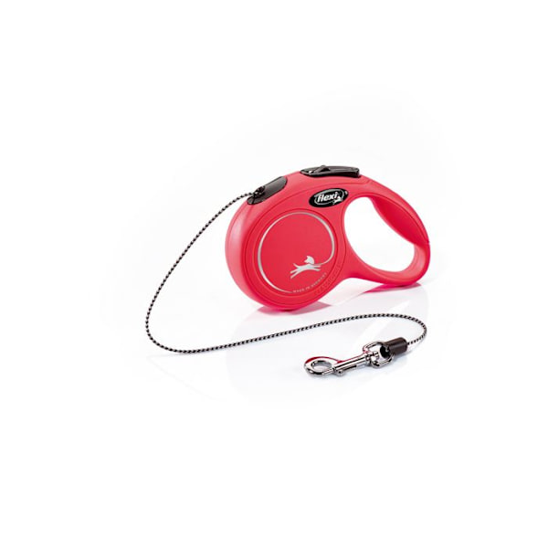 Infällbart koppel - Flexi - New Classic Cat XS - 3 m - Röd - För djur upp till 8 kg Röd