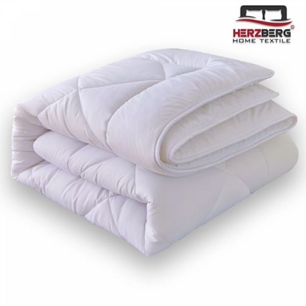 Mikrofibertäcke 240X200cm Vit Herzberg HG24267WD Vit