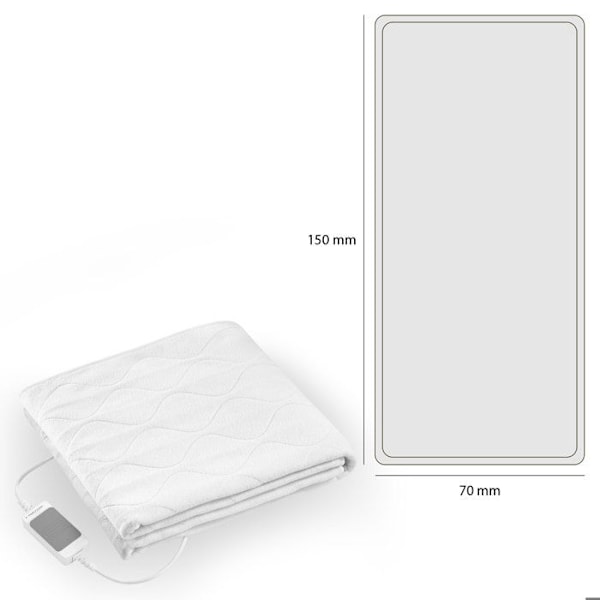 Elvärmare - Proficare - WUB 3060 - 3 Nivåer - 60W - Vit 70x150cm