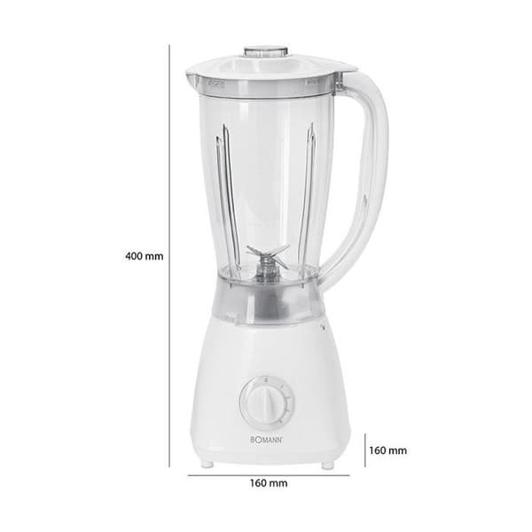 Blender mixer - BOMANN - UM 378 CB - 1,5 L - 500 W - Vit