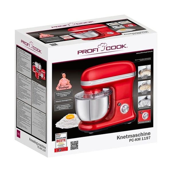 Profi Cook PC-KM 1197 rot Matberedare 1200 W röd