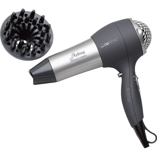 2000W Hårtork Clatronic HTD 3055 Grå Grå, Silver