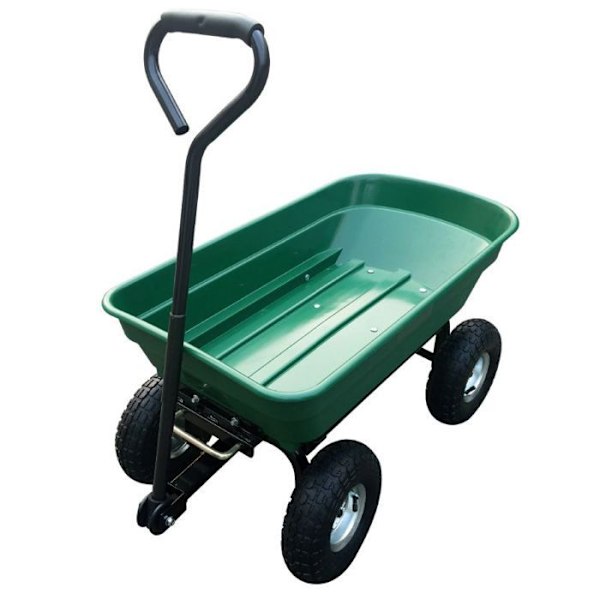 Handskottkärra med Tippingkärl 75L Herzberg HG8028-75-GRE