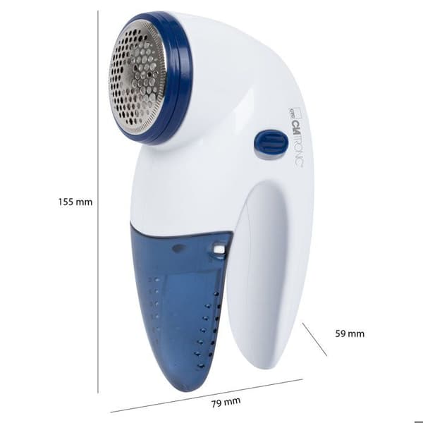 Clatronic TC 3759 Luddtrimmer 1 st Vit, Blå