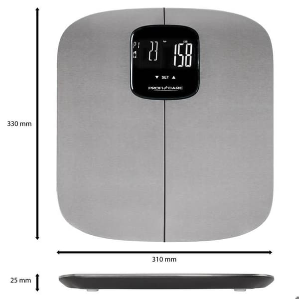 Analytisk balans ProfiCare 7in1 rostfritt stål PC-PW 3006 FA U