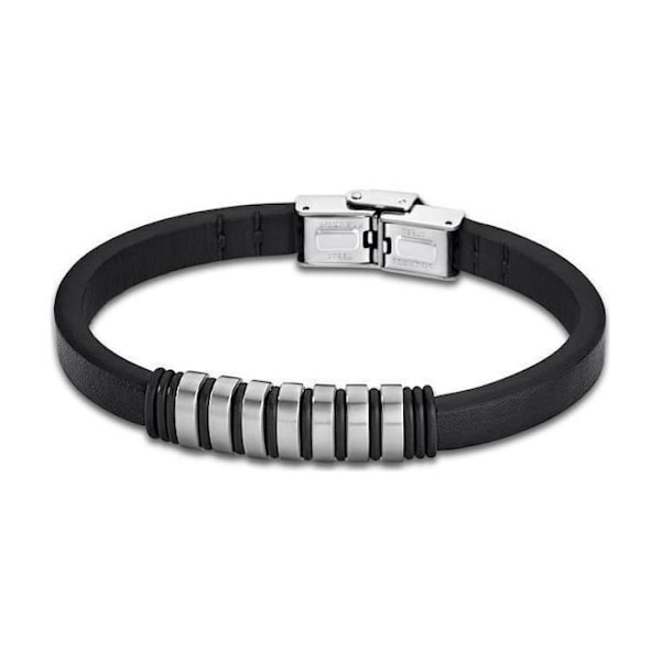 Armband - Lotus - LS1827-2-1 - Rostfritt stål - Läder - 11,8 mm i bredd