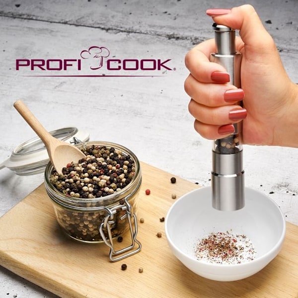 Krydda kvarn - Profi Cook - PC-PSM 1160 - Rostfritt stål - 1 styck - Nutida design Rostfritt stål